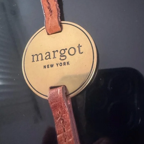Margot Gold Charm with Brown Leather Strap - Picture 9 of 9